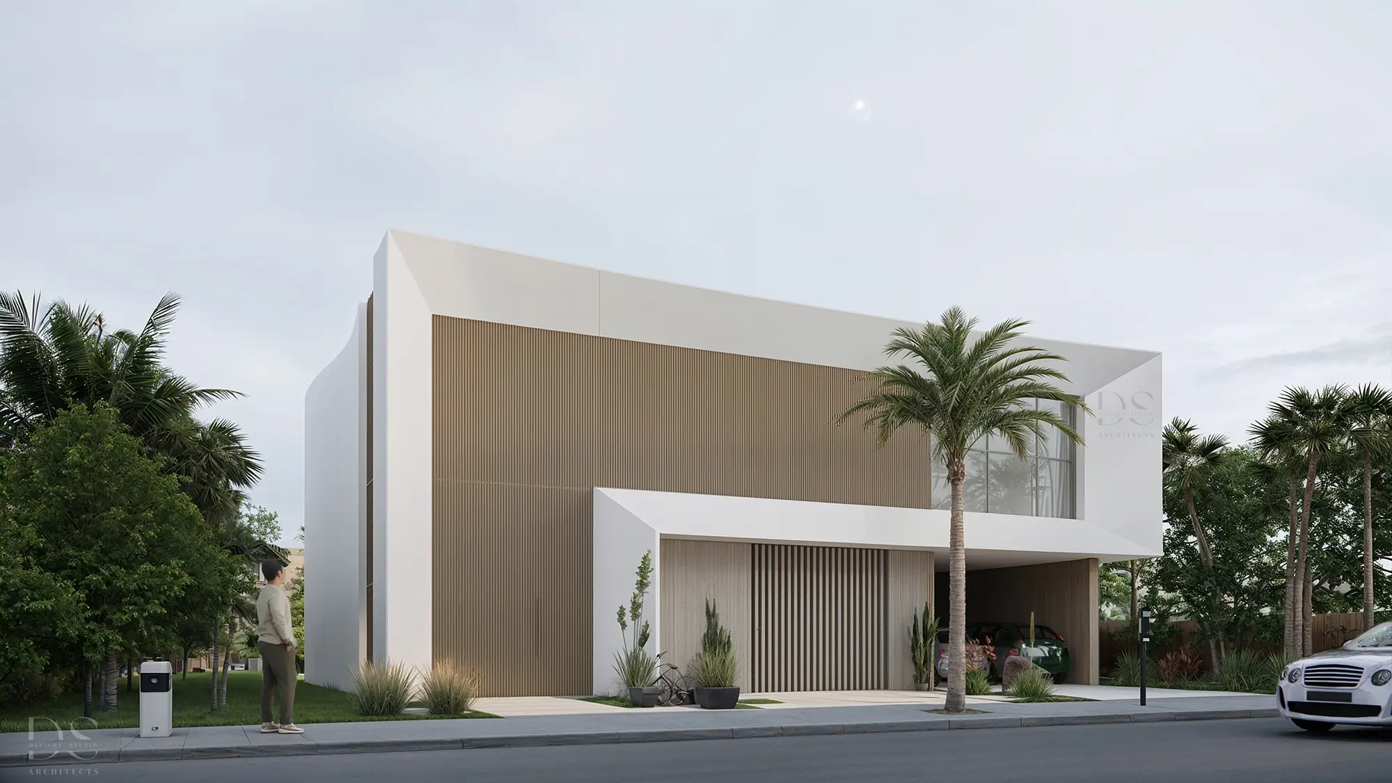 Villa 6 Entrée Vue Gauche