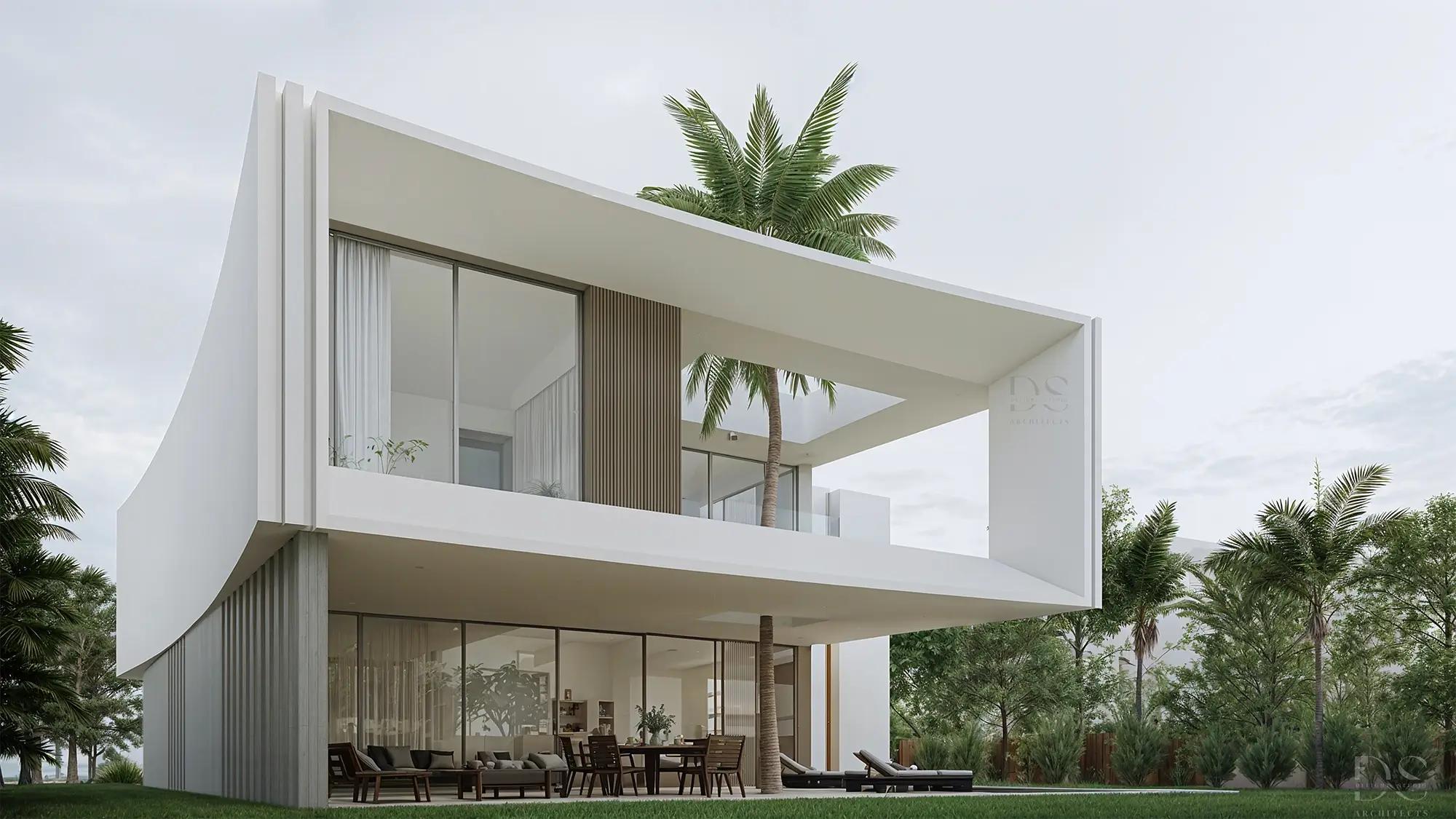 Villa 6 Piscine Vue Gauche 2